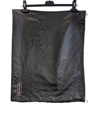 Coach Brown Logo Drawstring Dust Pouch
